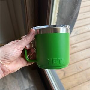 Yeti Green Insulated Travel Mug with Handle - 10oz